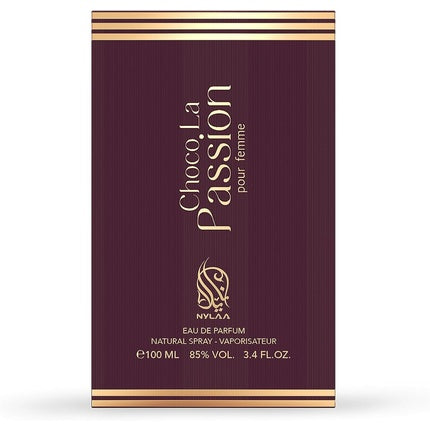 Choco La Passion 100ml EDP Perfume for Women by Nylaa with Notes of Fruits Choco Musk and Vanilla Hot on Sale