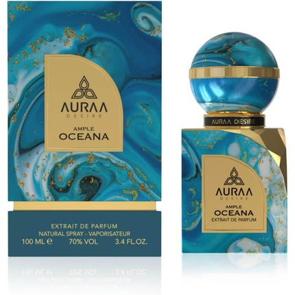 Ample Oceana Extrait de Parfum 100ml by Auraa Desire Luxurious Unisex Fragrance with Spicy, Floral, and Amber Notes Online now