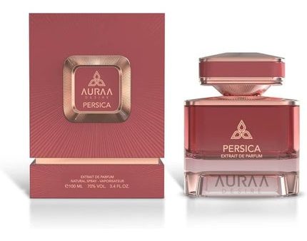 Auraa Desire Persica Extrait De Perfume 100ml Floral Sweet Fragrance for Women - Baie Rose, Saffron, Cashmere Wood Scents Long Lasting Eau de Parfum Cheap