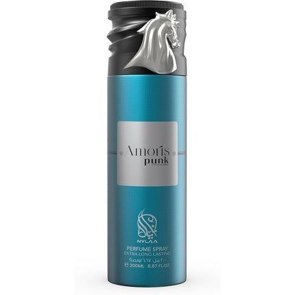 Amoris Punk Body Spray 200ml For Him Extra Long Lasting Perfumes Deodorant with Scents of Lemon, Mandarin, Clary Sage, Nutmeg Discount