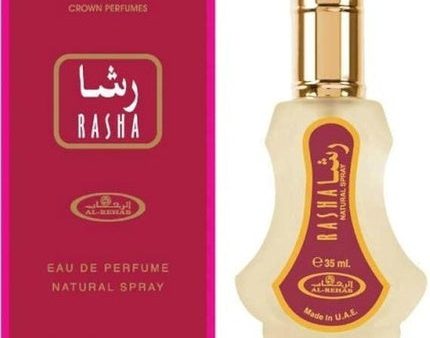 Al Rehab Perfumes Rasha Eau de Parfum Spray for Women 1.18 Ounce Hot on Sale