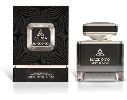 Black Onyx Extrait De Perfume 100ml by Auraa Desire Floral Spicy Fragrance for Men Pink pepper, Bergamot, Black pepper Scents Long Lasting Eau de Parfum Supply