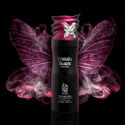 Cristalla Beaute Body Spray 200ml Extra Long Lasting Perfumed Body Deodorant For Her Online Hot Sale