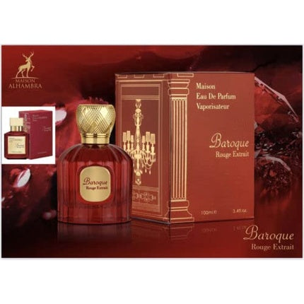 Baroque Rouge Extrait EDP Perfume Maison Alhambra Lattafa 100ml New Rich UAE For Cheap