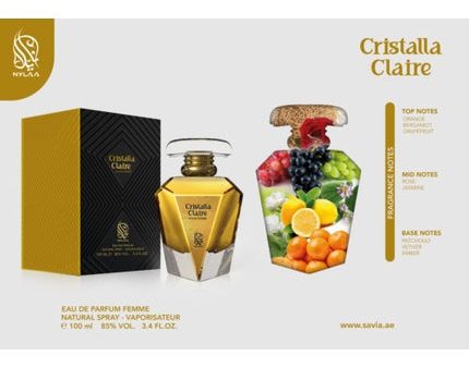 Cristalla Claire Eau de Parfum 100ml by NYLAA Perfume Online