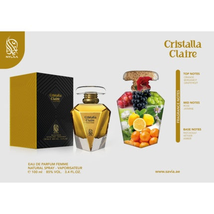 Cristalla Claire Eau de Parfum 100ml by NYLAA Perfume Online