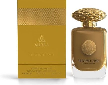 Beyond Time Extrait De Perfume 100ml by Auraa Desire Strong Bold Dark Spicy Fragrance for Men Musk Vanilla Bourbon Leather Scents Long Lasting Eau de Parfum For Discount