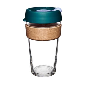 KeepCup Brew Cork Tempered Glass Cup L 16oz 454ml - Eventide  Fixed Size Online Sale