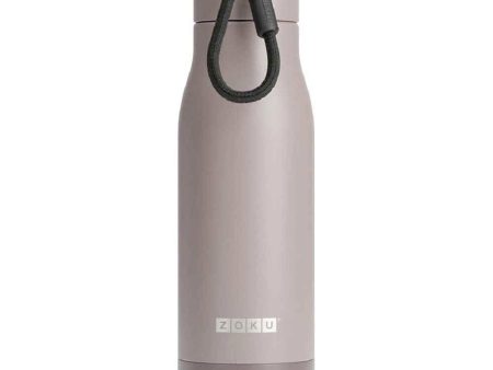 ZOKU Stainless Steel Vacuum Insulated Bottle 500ml - Matt Ash  Fixed Size Online now