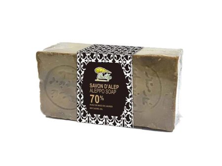 Bio d Azur ?Combo Offer?Aleppo Handmade Soap- Premium 70% Laurel Oil x 2pcs  Fixed Size Hot on Sale