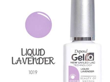 DEPEND COSMETIC Gel iQ UV LED Polish - Liquid Lavender #1019  Fixed Size on Sale