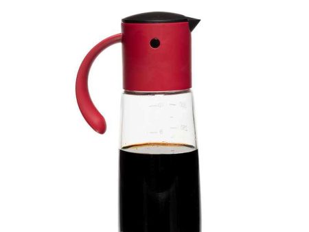 Cuisipro Non-Drip Oil & Vinegar Dispenser 300ml - Red  Fixed Size For Sale