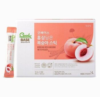 Cheong Kwan Jang Cheong Kwan Jang - Goodbase Korean Red Ginseng with Peach drink (10ml*30 Pack)  10 ml x 30 pcs Online