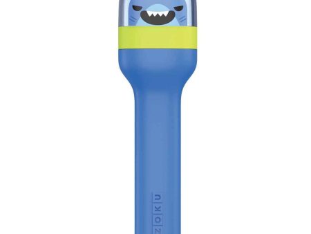 ZOKU Stainless Steel Kids Pocket Utensil Set (Includes Spoon, Fork, Knife) - Shark  Fixed Size For Sale