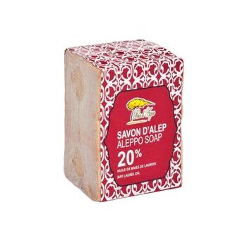 Bio d Azur Aleppo Handmade soap- 20% Laurel Oil  Fixed Size For Sale