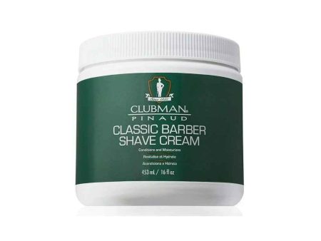 Clubman Classic Barber Shave Cream  453ml   16oz Online Sale