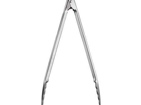 Cuisipro Stainless Steel Kitchen Locking Tongs 16  for Cooking, Serving, Grill, BBQ - Extra Large  Fixed Size For Cheap