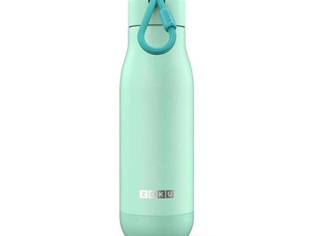 ZOKU Stainless Steel Vacuum Insulated Bottle 500ml - Aqua  Fixed Size For Discount