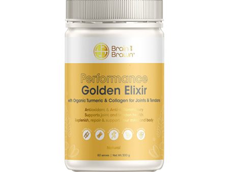 Brain And Brawn Brain and Brawn Performance Golden Elixir (with Organic Turmeric & Collagen) Natural 300g Online Hot Sale