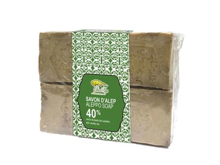 Bio d Azur ?4pcs Best Price?Aleppo Handmade Soap- 40% Laurel Oil  Fixed Size Online