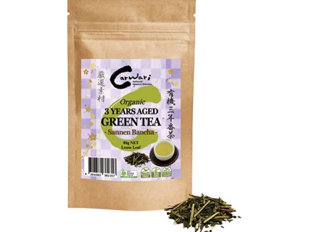 Carwari Organic 3 Years Aged Green Tea (Sannen Bancha) Loose Leaf 80g Discount