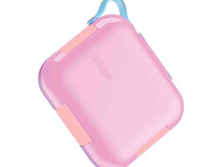 ZOKU Neat Bento Lunch Box Purple & Pink  Fixed Size Online now