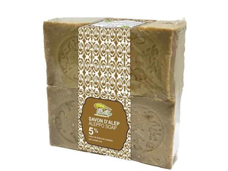 Bio d Azur ?4pcs Best Price?Aleppo Handmade Soap- 5% Laurel Oil  Fixed Size Discount