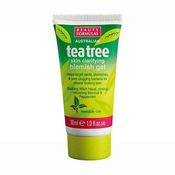 Beauty Formulas Tea Tree Skin Clarifying Blemish Gel  30ml Cheap