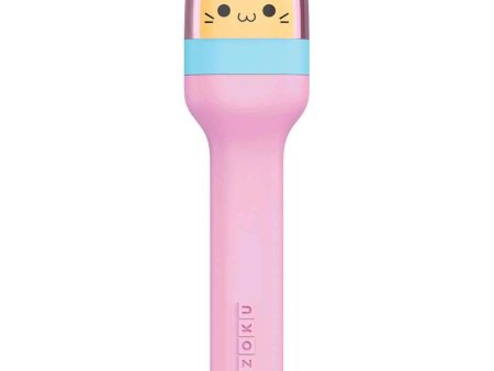 ZOKU Stainless Steel Kids Pocket Utensil Set (Includes Spoon, Fork, Knife) - Kitty  Fixed Size Discount