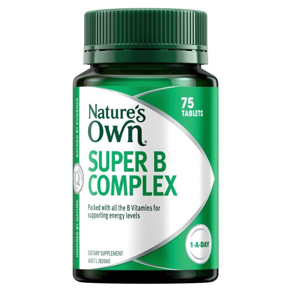 Nature s Own [Authorized Sales Agent] Nature s Own Super B Complex - 75 Capsules  75pcs box Online Sale