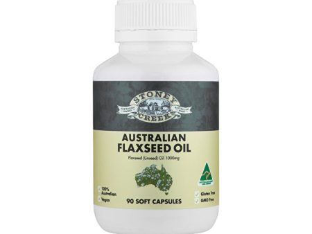 Stoney Creek Australian Flaxseed Oil 1000mg 90c For Cheap