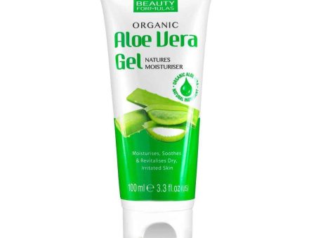 Beauty Formulas Organic Aloe Vera Gel  100ml Hot on Sale