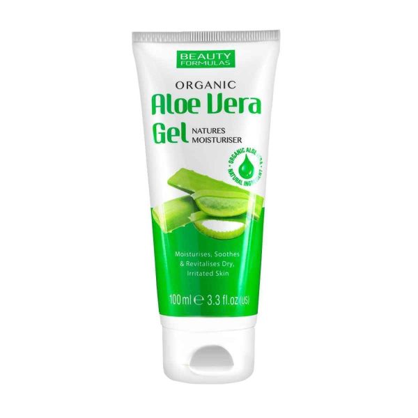 Beauty Formulas Organic Aloe Vera Gel  100ml Hot on Sale