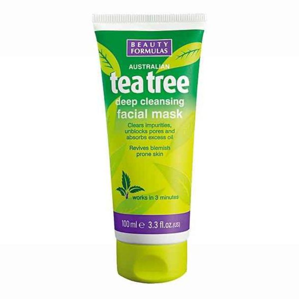 Beauty Formulas Tea Tree Deep Cleansing Facial Mask  100ml Supply