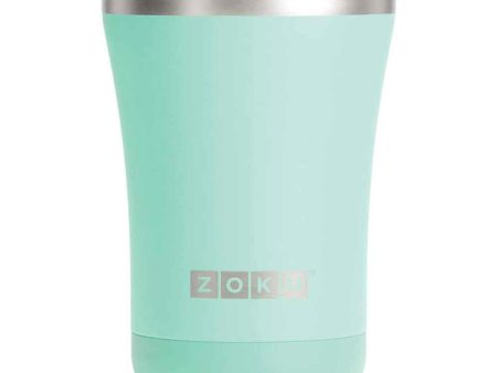 ZOKU Stainless Steel Powder Coated 3-in-1 Vacuum Insulated Tumbler 350ml - Aqua  Fixed Size Discount