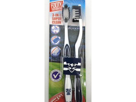 Afl Toothbrush Geelong 2 Pack Cheap