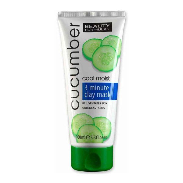 Beauty Formulas Cucumber Cool Moist 3 Minute Clay Mask  100ml For Cheap