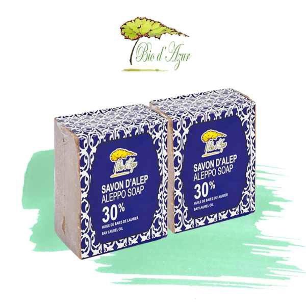 Bio d Azur ?Combo Offer?Aleppo Handmade Soap 30% Laurel Oil x 2pcs  Fixed Size Online