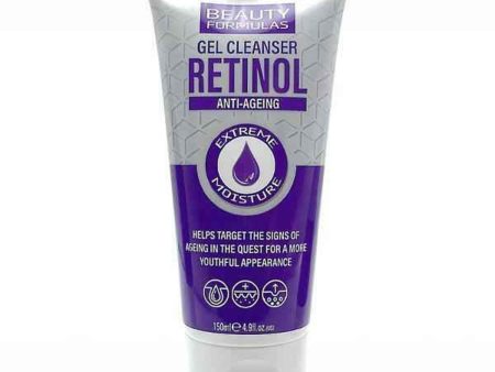 Beauty Formulas Retinol Anti-Ageing Gel Cleanser  150ml Online now