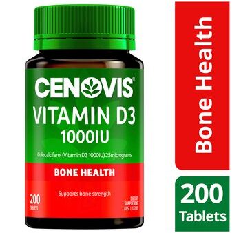 Cenovis [Authorized Sales Agent] Cenovis Calcium VD - 200 Tablets  200pcs box Supply