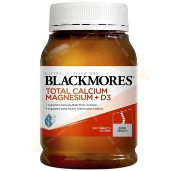 Blackmores Blackmores - Total Calcium Magnesium + D3  200 Tablets  Fixed Size For Sale