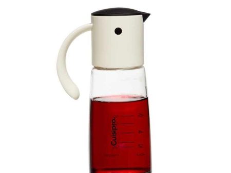 Cuisipro Non-Drip Oil & Vinegar Dispenser 300ml - White  Fixed Size Online Hot Sale