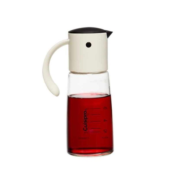 Cuisipro Non-Drip Oil & Vinegar Dispenser 300ml - White  Fixed Size Online Hot Sale