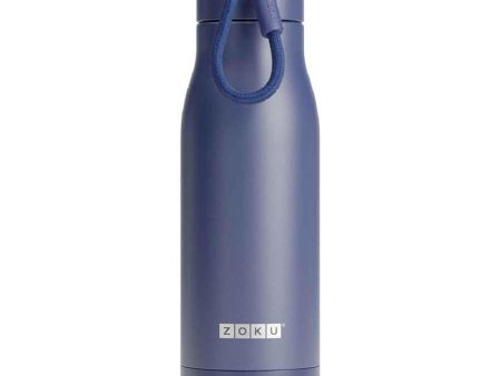 ZOKU Stainless Steel Vacuum Insulated Bottle 500ml - Matt Navy  Fixed Size Online Sale