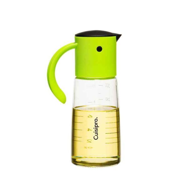 Cuisipro Non-Drip Oil & Vinegar Dispenser 300ml - Green  Fixed Size Discount