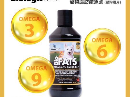 BiologicVet Biofats Omega 3-6-9 Fatty Acid 200Ml ** For Dogs & Cats **  200ml Fashion