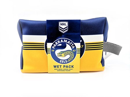 Nrl Toiletries Bag Gift Set Parramatta Body Wash 150ml on Sale