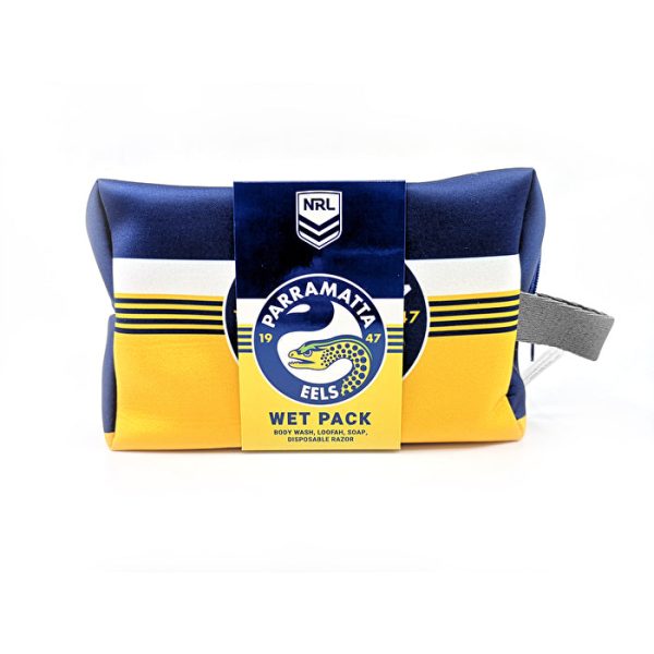 Nrl Toiletries Bag Gift Set Parramatta Body Wash 150ml on Sale