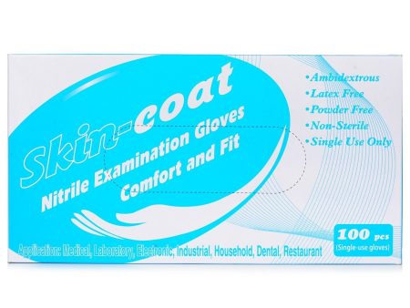 ?? Prozone disposable nitrile gloves (blue powder-free) Size M - 100pcs  100pcs box Fashion