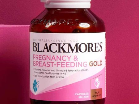 BLACKMORES BLACKMORES PREGNANCY & BREAST-FEEDING GOLD 180 CAPSULES  Fixed Size For Sale